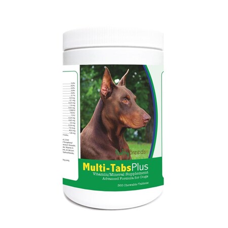 Healthy Breeds Doberman Pinscher Multi-Tabs Plus Chewable Tablets, 365PK 840235121890